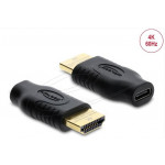 Delock Adaptér z rozhraní USB Type-C™ na HDMI (DP Alt Mode), 4K, 60 Hz, s podporou HDR a HDCP