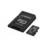 KINGSTON 128GB microSDXC Industrial C10 A1 pSLC Card + SD Adapter