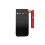 VERBATIM Pocket SSD 512GB, USB-C 3.2 Gen 2, černá/červená