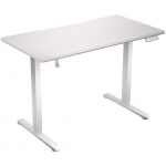 Endorfy Atlas S Electric bílý,Herní stůl, motorizovaný, výškově stavitelný, cable management, 114×60cm,nosnost 50kg,bílá