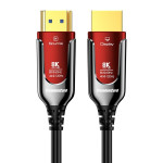 PremiumCord Ultra High Speed HDMI 2.1 optický fiber kabel 8K@60Hz,zlacené 10m