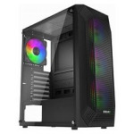 EVOLVEO Xenon, skříň ATX, 4x ARGB ventilátor 120mm, přední panel airflow mesh, černá