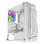 EVOLVEO Xenon, skříň ATX, 4x ARGB ventilátor 120mm, přední panel airflow mesh, bílá