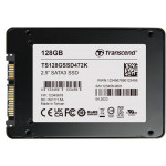 TRANSCEND SSD472K-VS1 256GB Industrial (3K P/E) SSD disk 2.5" SATA3, 3D TLC, BiCS5, 560MB/s R, 500 MB/s W, černý