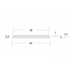 Trubičková Ochrana Optického svaru 40mm Premium OPTIX Transparent 100 Ks