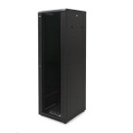 OCRACK 19" OCC-42U-66S rozvaděč stojanový 42U/600x600 skleněné dveře - černý
