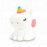 CONNECT IT JEDNOROŽEC dětské noční světlo, dotykové, 3 úrovně osvětlení, baterie 1200 mAh, bílá