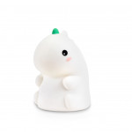 CONNECT IT DINOSAURUS dětské noční světlo, dotykové, 3 úrovně osvětlení, baterie 1200 mAh, bílá
