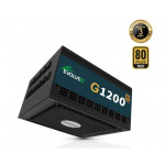 EVOLVEO G1200 zdroj 1200W, 80+ GOLD, ATX 3.1, aPFC, 140 mm ventilátor, záruka 3 roky, černý 