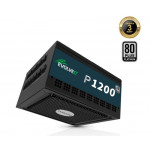 EVOLVEO P1200 zdroj 1200W, 80+ PLATINUM, ATX 3.1, aPFC, 140 mm ventilátor, 3 roky záruka, černý