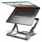 AXAGON STND-LAG hliníkový stojan na notebook 10"-17.3" nastavitelná výška, šedý