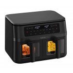 Salente DoubleAir, duální horkovzdušná fritéza, 11 l, černá