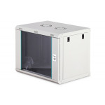 DIGITUS DN-37104 Nástěnná skříň 9U, Dynamic-N, 19", 600x450mm, nesmontovaná, šedá (RAL 7035)