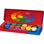 Temperové barvy v kalíšku Faber-Castell, 12 barev