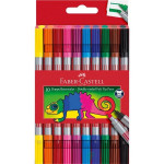 Oboustranné fixy Faber-Castell, sada 10 barev