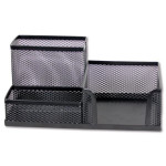 Drátěná krabička na lístky a tužky, černá