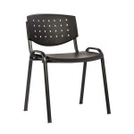 Konferenční židle plastová Taurus, černá