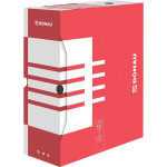 Arch. krabice Donau - A4, kart., 12 cm, červená