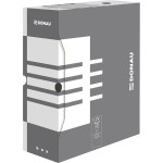 Arch. krabice Donau - A4, kart., 12 cm, šedá