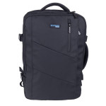 Batoh Donau Travel Prague–17",32l,USB+kabel, černý