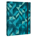 Box na sešity A4, s klopou, Geometric