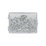 Nástěnkové připínáčky, transparentní, 100 ks