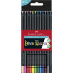 Pastelky Faber-Castell, Black Edition, 12 barev