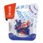 Připínáčky Memobe, váleček, mix barev, 30 ks