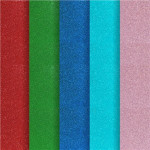 Kreativní papír A3 třpytivý 210 g/m2,mix barev,5ks