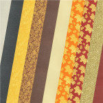 Kreativní papír A4 Golden Leaves, 250g,zl.mix,10ks