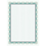 Diplom A4 - zelený rámeček, 170 g/m2, 25 ks