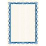 Diplom A4 - modrý rámeček, 170 g/m2, 25 ks