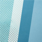 Kreativní papír A4, 190-210 g, mod. puntíky, 12 ks