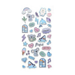 Dekorativní samolepky - ENJOY, modré, mix motivů