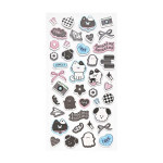 Dekorativní samolepky - ENJOY,černé, mix motivů