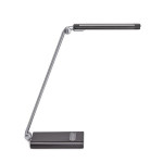 Stolní LED lampa MAULpure - stmívatelná, stříbrná