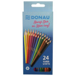 Pastelky Donau, 24 ks, nelámavé