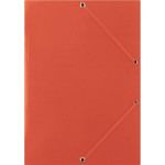 Karton.desky chlopně gumička Donau - A4, červené