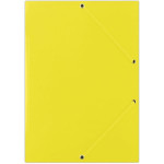 Karton.desky chlopně gumička Donau - A4, žluté