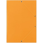 Karton.desky chlopně gumička Donau - A4, oranžové