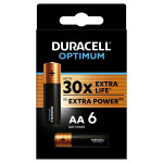 Duracell Optimum Jednorázová alkalická baterie AA, 6-pack