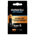 Duracell Optimum Jednorázová alkalická baterie AAA, 6-pack