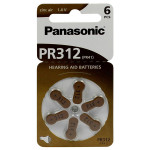 Panasonic Jednorázová zinkovzdušná baterie ZA, 6-pack