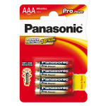 Panasonic Jednorázová alkalická baterie AAA, 4-pack