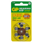 GP Jednorázová zinkovzdušná baterie ZA, 6-pack