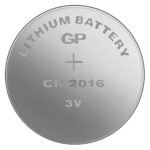 GP Jednorázová lithiová baterie CR2016, 2-pack