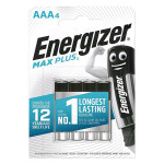 ENERGIZER MAX Plus Jednorázová alkalická baterie AAA, 4-pack