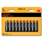 Kodak XTRALIFE Jednorázová alkalická baterie AAA, 10-pack