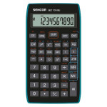 Sencor Kalkulačka SEC 105 BU, černá, školní, desetimístná, modrý rámeček