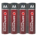 Baterie "Heavy Duty", AA, zinkouhlíková, 4 ks, AGFAPHOTO APFAAS4
